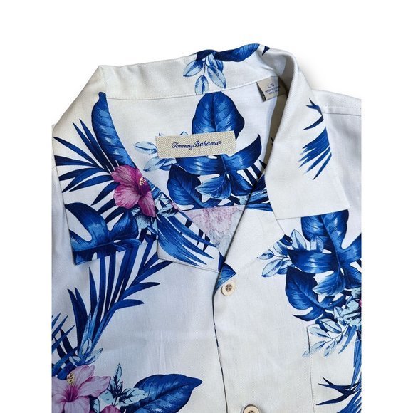 Tommy Bahama Men's Capri Coast Silk Camp Shirt SIZE: LARGE‎ - Picture 2 of 3